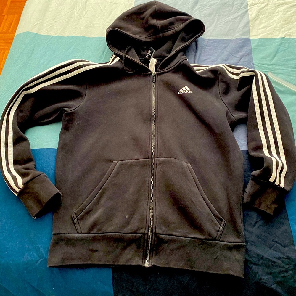 Men’s Three Stripe Zip Hoodie